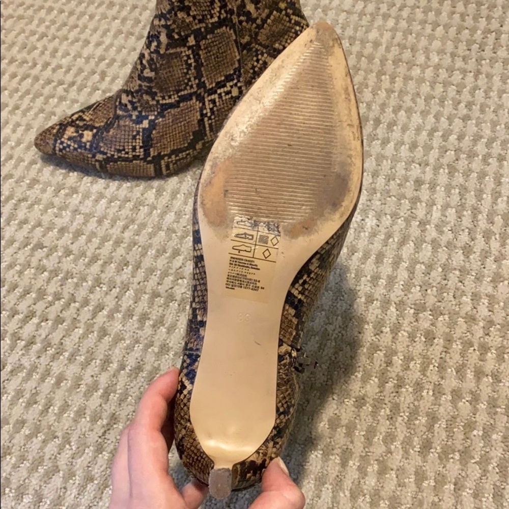 H&M Textured Python Booties - Picture 4 of 4